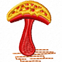 Mushroom Embroidery Design 1 Mushroom Embroidery Design 1